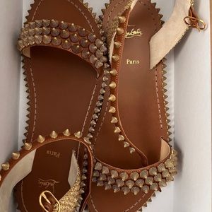 Christian Louboutin studded sandals NEW IN BOX size 41